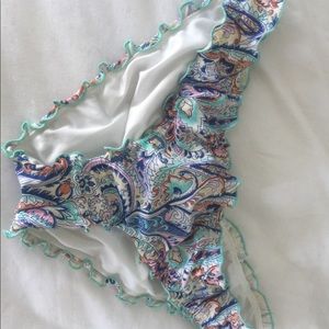 VS bikini ruffle bottoms